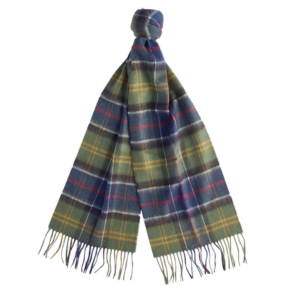 Barbour Merino Cashmere Tartan Scarf